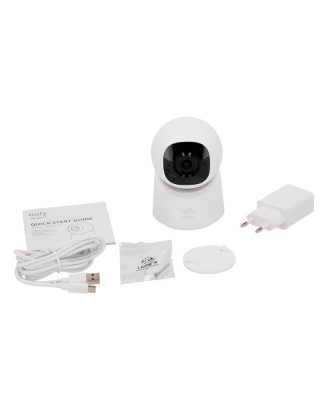 Eufy Eufy-Indoorcam-C220 Câmera Eufy por Anker - 2K (1080p) - 1 / 2.7 & OIT PROGRESSIVO CMOS - lente 2,8 mm | WDR | Vá 10 m - C