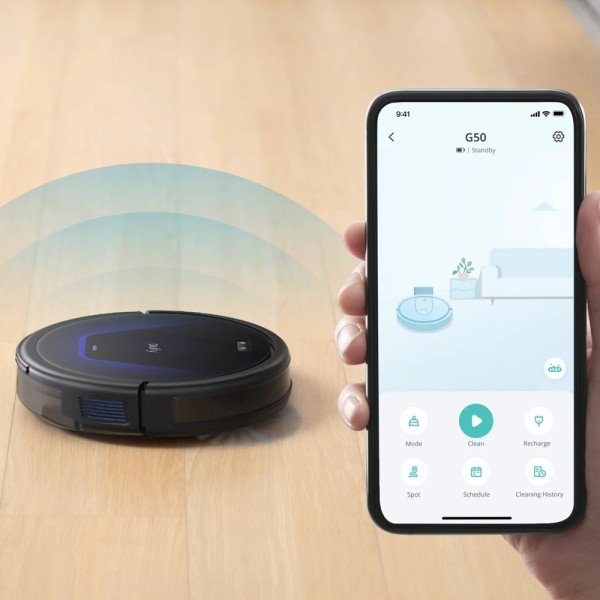 Acheter ANKER - EUFY EUFY-ROBOVAC-G50-HYBRID Robot aspirateur Eufy by Anker - Puissance maximale de 4000 Pa - Capacité du réserv