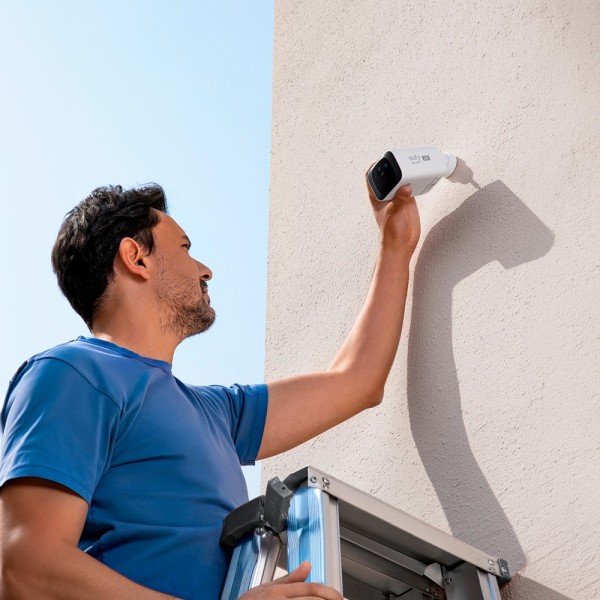 Eufy Eufy-Solocam-S220 Eufy por Anker Wi-Fi 2K Câmera - Detecção Humana / Facial / Movimento - Painel Solar Integrado - Votos