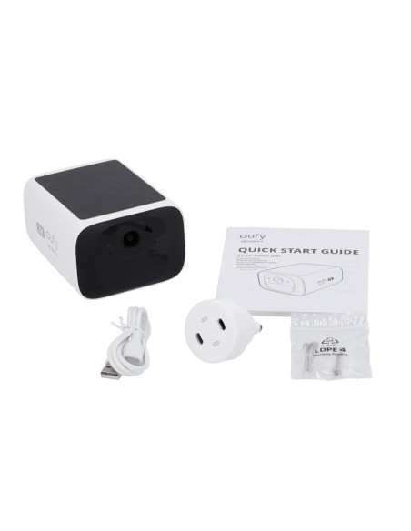 Kaufen ANKER – EUFY EUFY-SOLOCAM-S220 Eufy by Anker WLAN-Kamera 2K – Erkennung von Personen/Gesichtern/Bewegungen – integriertes