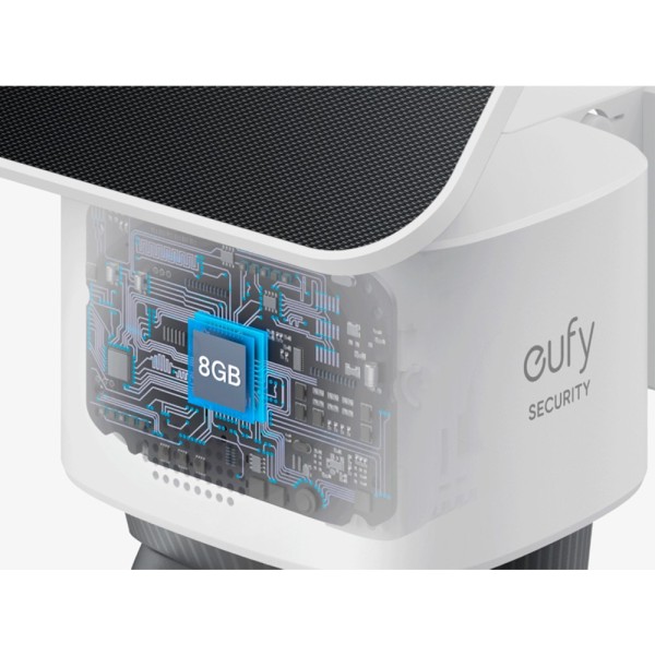 Eufy Eufy-Solocam-S340 WiFi 3K Eufy por Anker Camera - Humanos / Veículos / Movimentos - Painel Solar Integrado - Loja