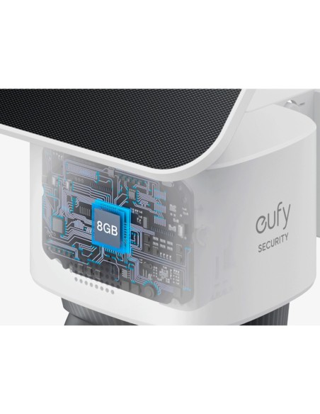 Comprar EUFY EUFY-SOLOCAM-S340 Cámara Wifi 3K Eufy by Anker  - Detecta Humanos/ Vehículos/ Movimientos - Panel solar integrado -