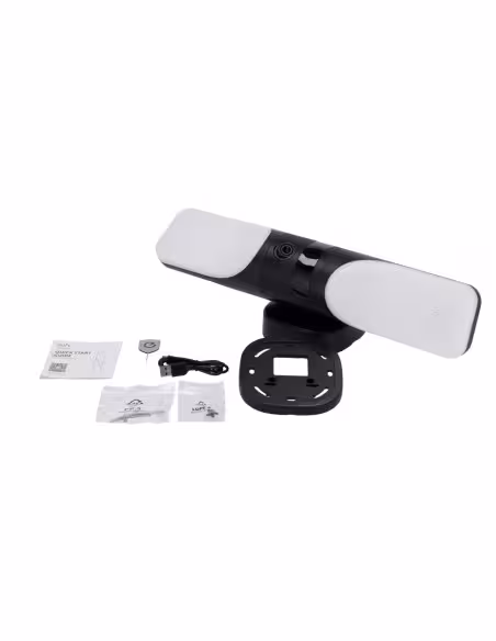 Kaufen ANKER - EUFY EUFY-WIREDWALL-LIGHTCAM-S100 Eufy by Anker Flutlichtkamera – 2K-Auflösung / PIR- und Personenerkennung – Flu