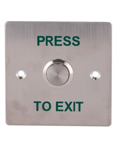 Acheter SIB EXITBUTTON303 Bouton-poussoir de déverrouillage de porte - Usage professionnel - Testé 500 000 utilisations - NO/NC/ 2
