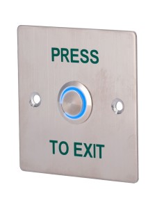 Kaufen SIB EXITBUTTON303-LED Türöffner-Taster mit LED – Professioneller Einsatz – Getestet für 100.000 Betätigungen – NO/NC/COM 