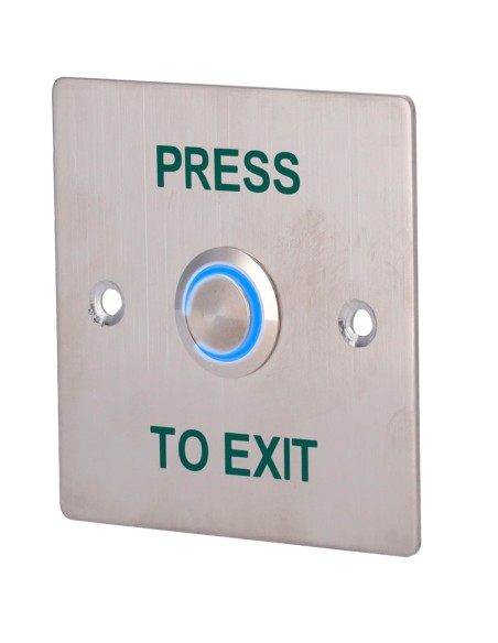 Comprare SIB EXITBUTTON303-LED Pulsante di sblocco porta con LED - Uso professionale - Testato per 100.000 utilizzi - NO/NC/COM 