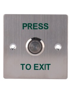 Kaufen SIB EXITBUTTON303-LED Türöffner-Taster mit LED – Professioneller Einsatz – Getestet für 100.000 Betätigungen – NO/NC/COM  2