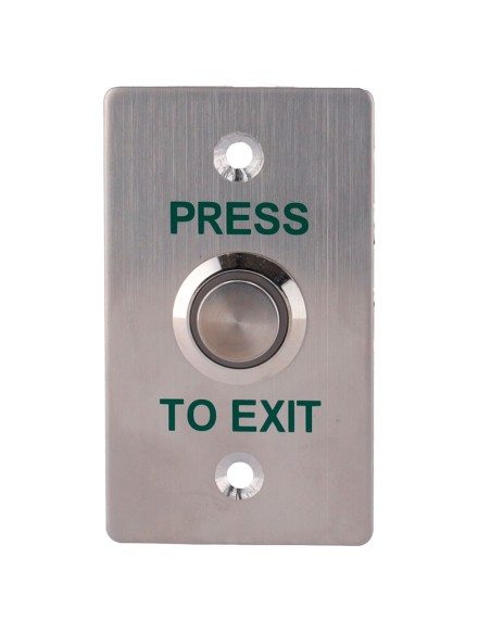 Comprar SIB EXITBUTTON303-SLIM-LED Pulsador de liberación de puerta con LED - Uso profesional - Testado 100.000 usos - NO/NC/COM