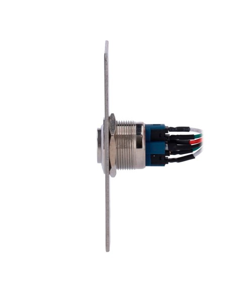 SIB ExitButton303-Slim-LED - botão de liberação de porta com LED - Uso profissional - testado 100.000 usos - NO / NC / COM | Emp