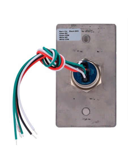 Comprar SIB EXITBUTTON303-SLIM-LED Pulsador de liberación de puerta con LED - Uso profesional - Testado 100.000 usos - NO/NC/COM