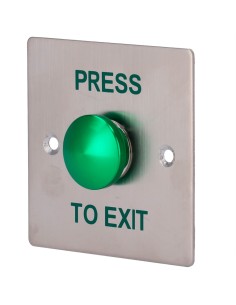 SIB ExitButton305 Botão de liberação da porta - Semiefs Tipo - Testado 500.000 usos - Não / Com | Embutido ou superfície - 