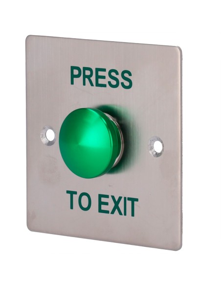 SIB ExitButton305 Botão de liberação da porta - Semiefs Tipo - Testado 500.000 usos - Não / Com | Embutido ou superfície - 