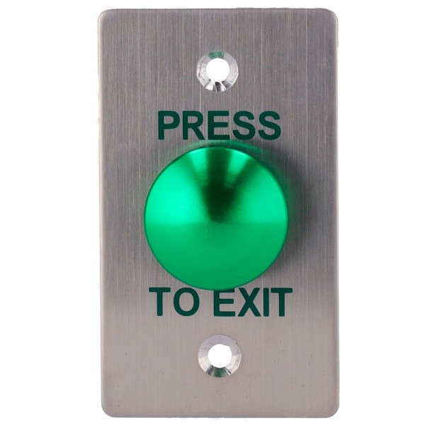 SIB ExitButton305-Slim Door Realling Pulster - Semiesfera Tipo - Testado 500.000 usos - Não / Com | Incorporado ou superfície
