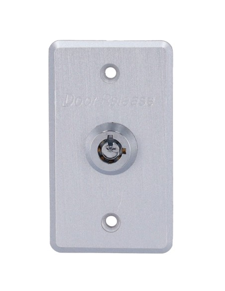Comprar SIB EXITBUTTON307-SLIM Pulsador con llave - Uso profesional - Testado 500.000 usos - NO/NC/COM | Empotrado o superficie 