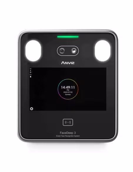 Acheter ANVIZ FACEDEEP3 Contrôle d’accès et de présence - Facial, carte EM et code PIN - 6 000 utilisateurs | 100 000 enregistre