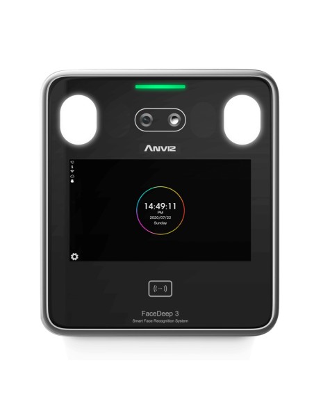 Acheter ANVIZ FACEDEEP3-PRO Contrôle d’accès et de présence - Facial, carte MF et code PIN - 6 000 utilisateurs | 100 000 enregi
