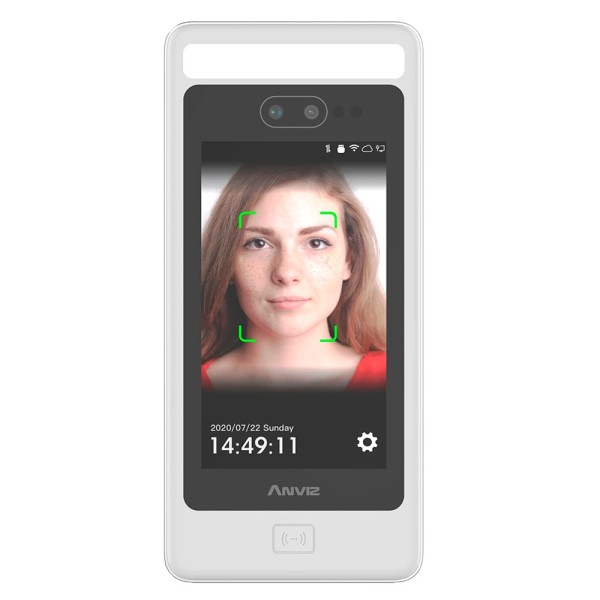 Anviz Facedeep5 Acesso e Controle de Presença IP65 - Facial, Cartão de Em / MF - 50.000 usuários | 100.000 registros - TCP / IP,