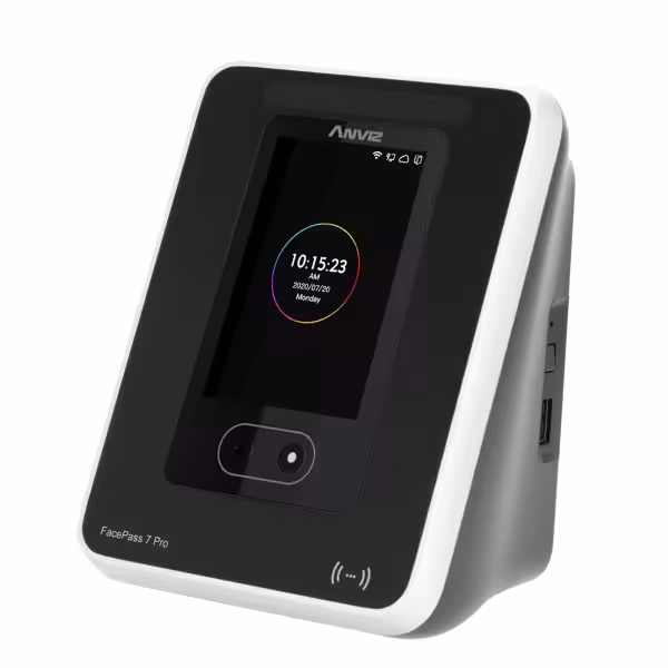 Acheter ANVIZ FACEPASS7-PRO Contrôle de présence - Facial, carte EM et code PIN - 3 000 utilisateurs | 100 000 enregistrements -