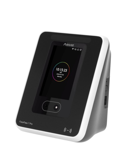 Anviz FarryPass7-Pro Controle de presença - Cartão Facial, EM e PIN - 3.000 usuários | 100.000 registros - TCP / IP, Wi-Fi e USB