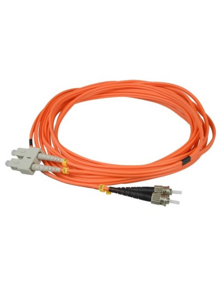Comprar OEM FB-SCST-DXMM-5 Cable de fibra - Dúplex - Multimodo - Conector SC a ST - 5 metros - Color naranja FB-SCST-DXMM-5