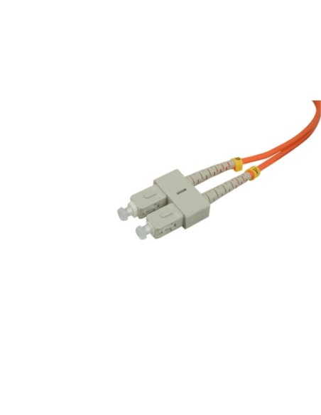 Acheter OEM FB-SCST-DXMM-5 Câble à fibre optique - Duplex - Multimode - Connecteur SC vers ST - 5 mètres - Couleur orange
