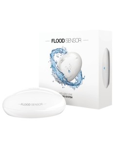 Fibaro FGBHFS-101 Detector de Inundações - Sem Fio / Bluetooth - Compatível com Apple Homekit - Antena Interna - Contato NC