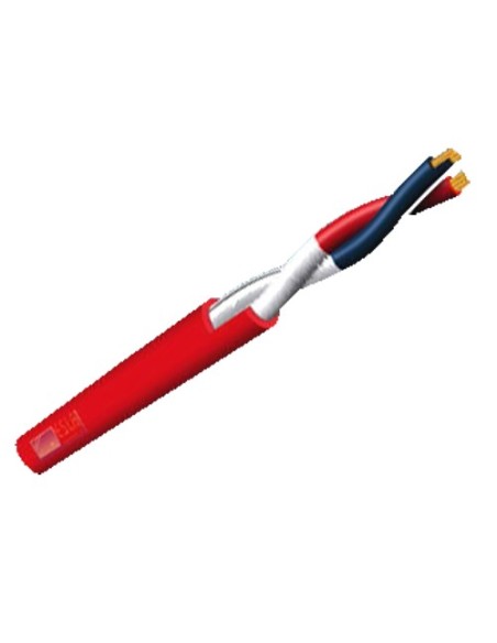 Comprar OEM FRC25-100-C Bobina de cable trenzado apantallado - Resistente al fuego RF 120 minutos - Rollo de 100 metros - Conduc