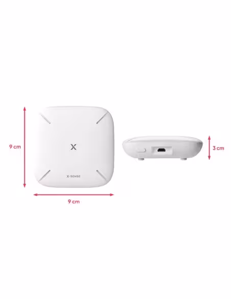 Kaufen Sie das X-SENSE FS61 Kit zur autonomen Branderkennung von X-Sense – enthält 6 XS01-M Rauchmelder und Hub SBS50 – Verbindu