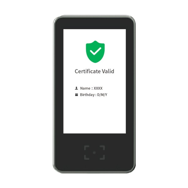 Kaufen OEM GREENPASS-QR Green Pass QR-Lesegerät | EU-COVID-Pass - Verbindung über Ethernet und WLAN | Mehrsprachig – überprüft a