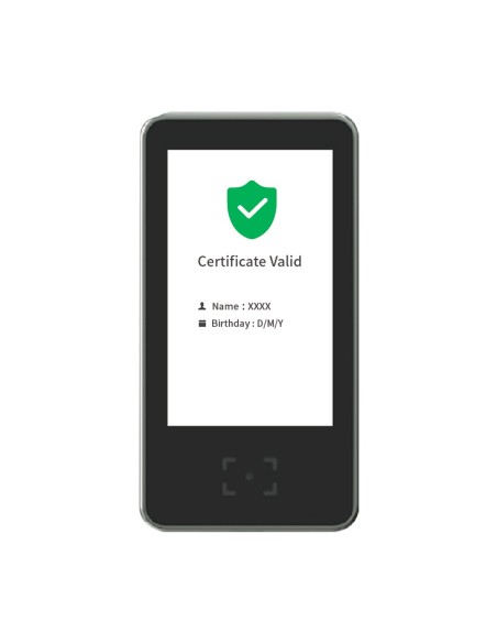 Acquista OEM GREENPASS-QR Lettore Green Pass QR | Passaporto COVID UE - Connessione Ethernet e WiFi | Multilingue - Verifica tut