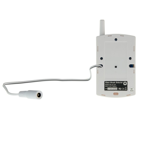 Acheter CHUANGO GT-126 Détecteur de bris de vitre - Sans fil - Antenne externe - Indicateur LED de batterie faible - Distance