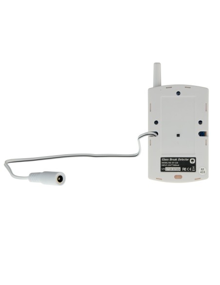 Comprar CHUANGO GT-126 Detector de rotura de cristal - Inalámbrico - Antena externa - Indicador LED de baja bateria - Distancia 
