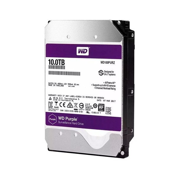Acheter WESTERN DIGITAL HD10TB Disque dur Western Digital PRO - Capacité 10 To - Interface SATA jusqu’à 272 Mo/s - Modèle WD102P