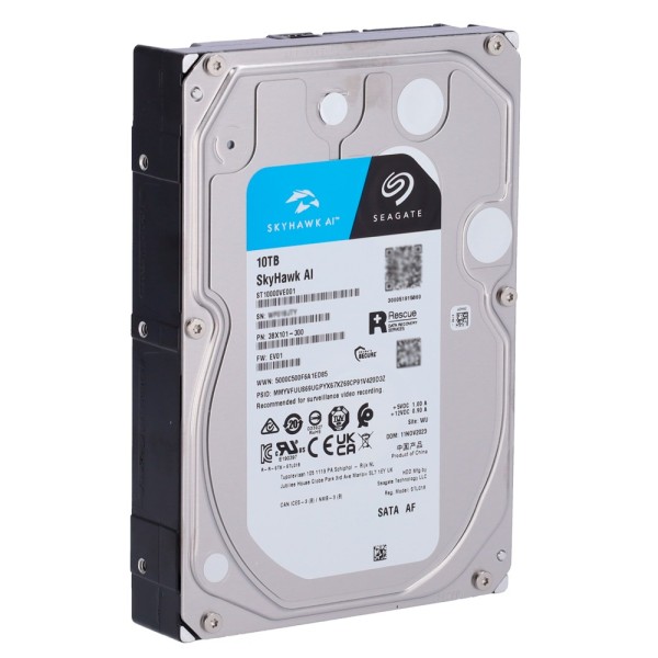 Acheter SEAGATE HD10TB-S-AI Disque dur Seagate Skyhawk AI ST10000VE001 - Capacité 10 To - Interface SATA 6 Gb/s - Conçu pour