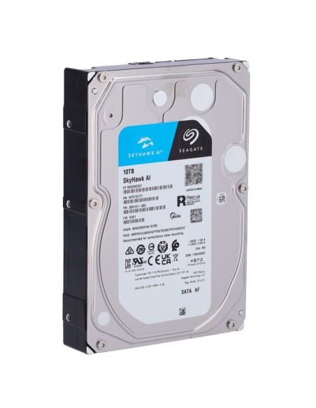 Seagate HD10TB-S-AI Disco Rígido Seagate Skyhawk AI - Capacidade 10 TB - SATA 6 GB / s Interface - até 32 transmissões intelectu