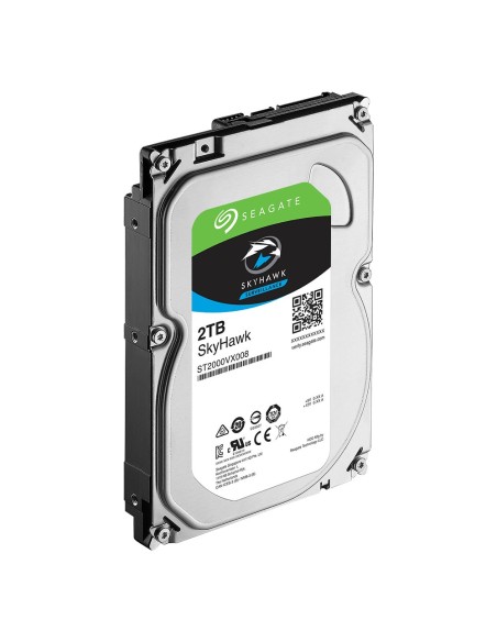 Seagate HD2TB-S Disco Rígido Seagate Skyhawk - Capacidade 2 TB - SATA 6 GB / s Interface - Modelo ST2000VX003 - Especial para vi