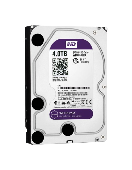 Acheter WESTERN DIGITAL HD4TB Disque dur Western Digital - Capacité 4 To - Interface SATA jusqu’à 175 Mo/s - Modèle WD43PURZ - E