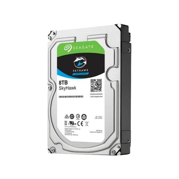 Seagate HD8TB-S Disco Rígido Seagate Skyhawk - Capacidade 8 TB - SATA 6 GB / s Interface - St8000VX004 Modelo - Especial para Vi