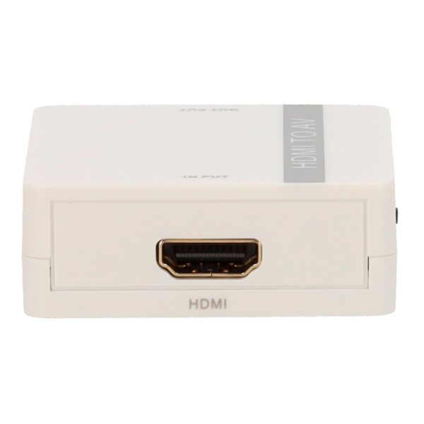 Conversor HDMI do OEM HDMI-AV-AV-AV - 1 entrada HDMI - 1 saída AV - PAL / NTSC Resolução de saída - Entrada de resolução 