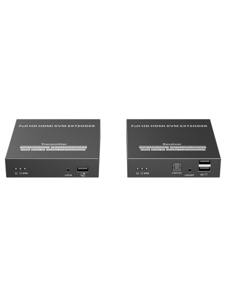 Lenkeng HDMI-EXT-1080P60-KVM150 KVM Extender Sinal HDMI - Escopo 150 m - Resolução de FD - Permite 1: M - Conexões de Loop HDMI