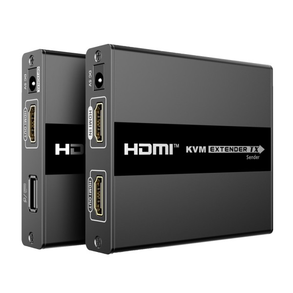 Lenkeng HDMI-EXT-1080P60-KVM60 KVM Extender Sinal HDMI - Range 60 M - Resolução de FHD - Permite 1: 1 - Conexões de Loop HDMI ou