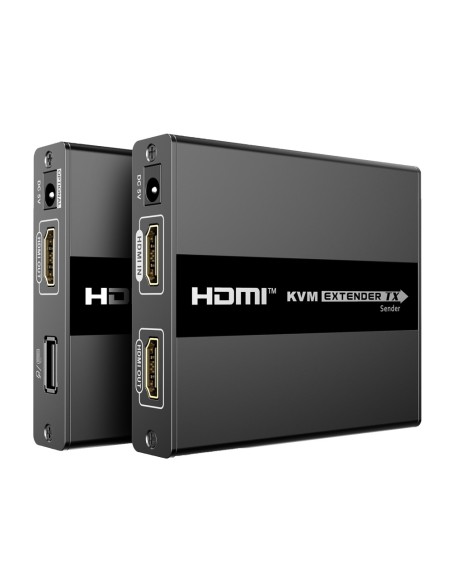 Lenkeng HDMI-EXT-1080P60-KVM60 KVM Extender Sinal HDMI - Range 60 M - Resolução de FHD - Permite 1: 1 - Conexões de Loop HDMI ou