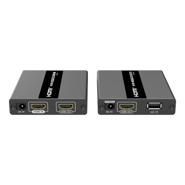 Lenkeng HDMI-EXT-1080P60-KVM60 KVM Extender Sinal HDMI - Range 60 M - Resolução de FHD - Permite 1: 1 - Conexões de Loop HDMI ou