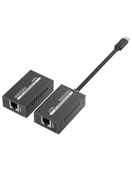 Comprar LENKENG HDMI-EXT-4K120-USBC Extensor de señal video USBC - Alcance 25 m - Resolución 4K - Permite conexiones 1:1 - 25 m 