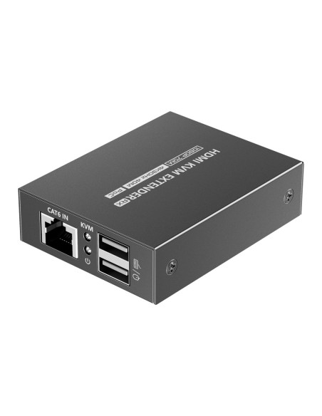 Lenkeng HDMI-EXT-4K30-KVM40 KVM Extender Sinal HDMI - Alcance de 40 m - 4K Resolução - permite 1: 1 - POC - Conexões de Feed