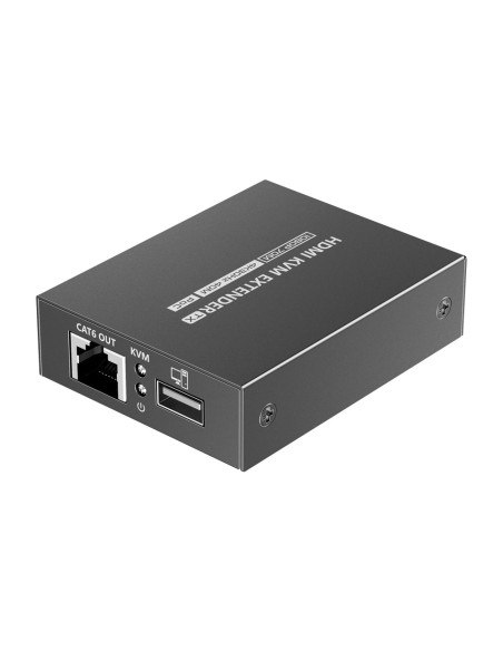 Lenkeng HDMI-EXT-4K30-KVM40 KVM Extender Sinal HDMI - Alcance de 40 m - 4K Resolução - permite 1: 1 - POC - Conexões de Feed