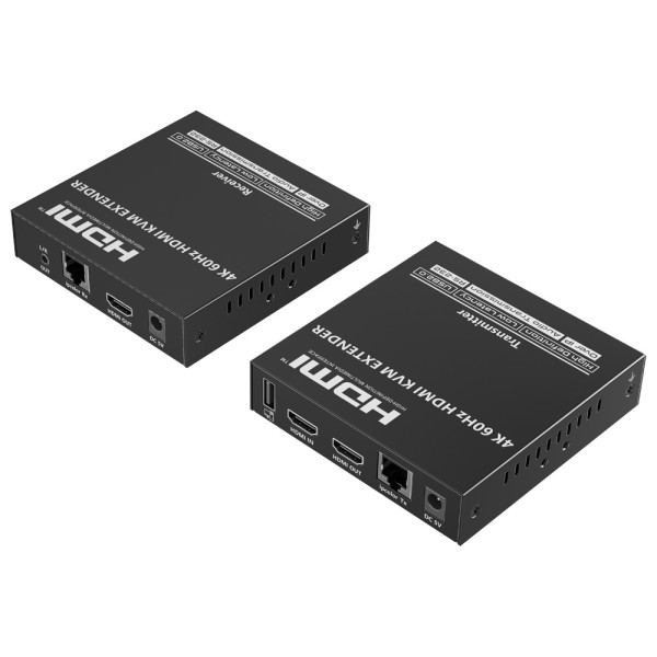 Acquistare LENKENG HDMI-EXT-4K60-KVM120 Extender KVM del segnale HDMI - Portata 120 m - Risoluzione 4K - Consente connessioni 1: