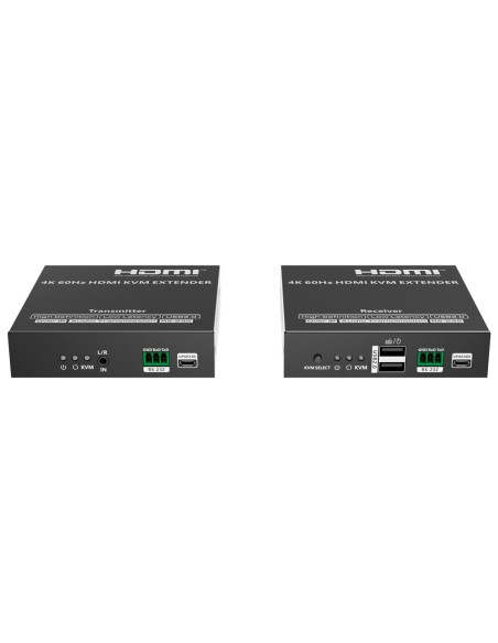 Acquistare LENKENG HDMI-EXT-4K60-KVM120 Extender KVM del segnale HDMI - Portata 120 m - Risoluzione 4K - Consente connessioni 1: