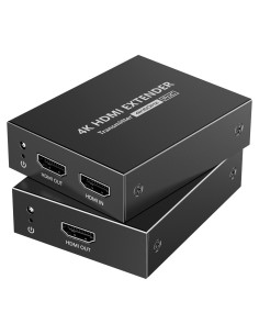 Kaufen LENKENG HDMI-EXT-4K60-L HDMI-Signal-Extender – Reichweite 50 m – 4K-Auflösung – Ermöglicht 1:1-Verbindungen – HDMI-Loop-O