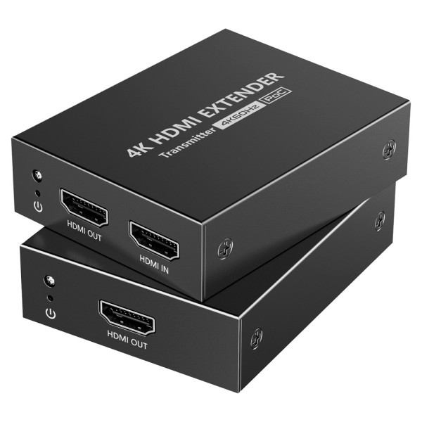 Lenkeng HDMI-EXT-4K60-L Extensor de Sinal HDMI - Escopo 50 m - 4K Resolução - permite conexões 1: 1 - Loop HDMI Out - POC - A